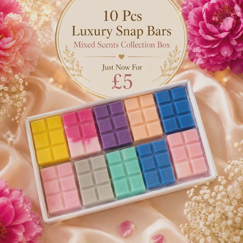10Pcs  Perfume & Aftershave Luxury Snap Bars Box.  Highly Scended