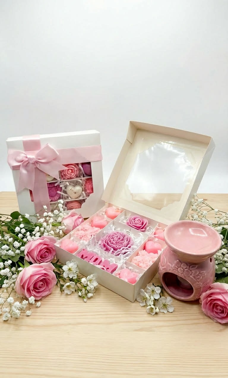 Mothers Day Gift BOX Scented Wax Melt and Candles Gift BOX