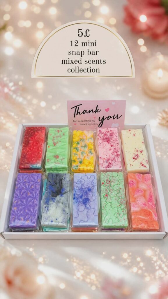 Mini Snap Bars Mixed Scents Sample Box 12pcs