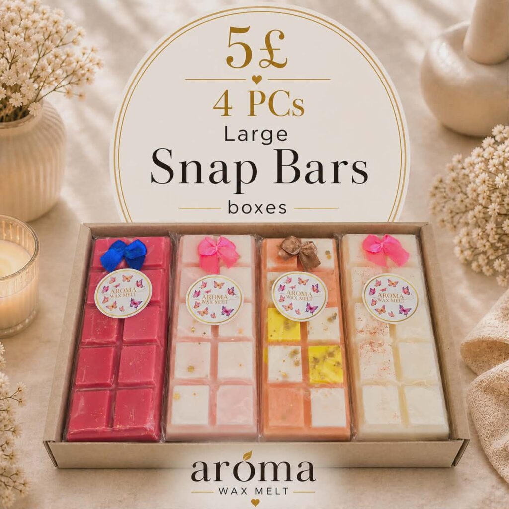 4 Pcs Large 50g Snap Bar Surprise Box | 4 Scents for £5